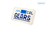 2023 Gears Racing Design California License Plate
