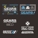 2023 Gears Racing Design Gears 8 bit Pac-Man T Shirt GRD-2303-TS