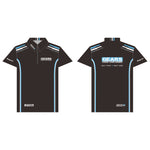 2023 Gears Racing Design Classico Black Fast Drying Polo Shirt GRD-2310-PO-CK