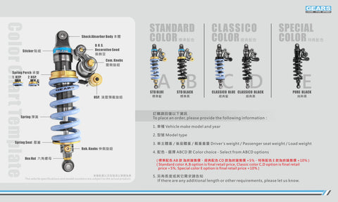 kawasaki gears KAWASAKI NINJA 400/Z400 (18~) H2P Rear Suspension – Gears Racing